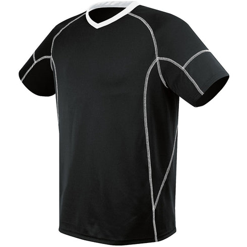 Russell Athletic Youth Kinetic Jersey (322821-C), Color 'Black/White'